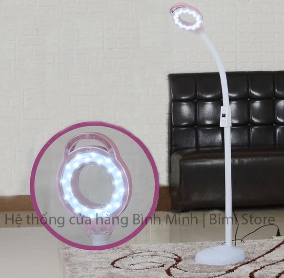 đèn lúp led soi da nặn mụn chân nhẹ bm dl8
